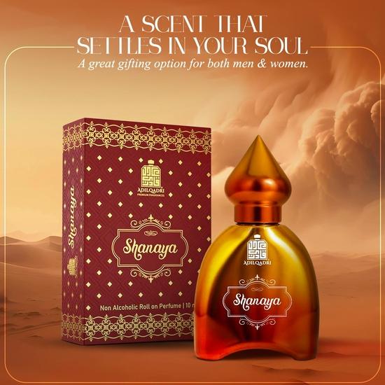 AdilQadri Shanaya Attar | Mélange arabe et français | Roll-On unisexe sans alcool | Attar longue durée - 12 ML