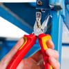 KNIPEX Needle Nose Insulated Comfort Grip Total Length Pliers, Handle, 185mm, 0826-185SB