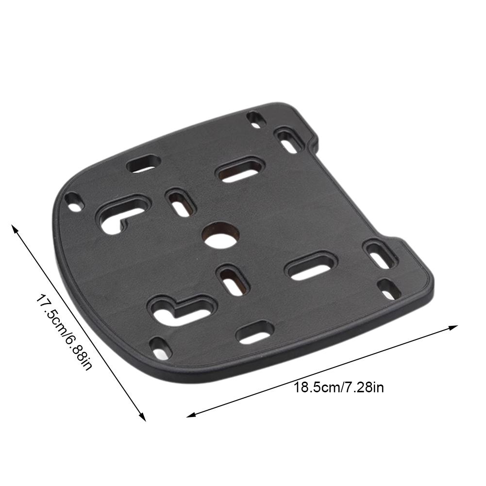 Motorcycle Tail Top Box Rear Luggage Base Plate Bracket For Helmet Trunk Quick Release Shelf Holder