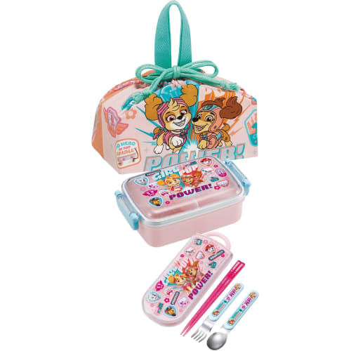 Skater Children's Drawstring Lunch Bag, Made In Japan, Paw Patrol Girl Pup, KB7-A