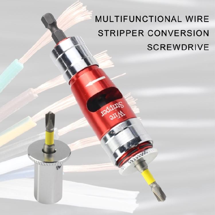 Wire Stripper Aluminum 1.5/2.5/4.0/6.0/10 Stripping Tool Fast Wire Twisting Tool for Drill Electrical Wire Twisting Tool