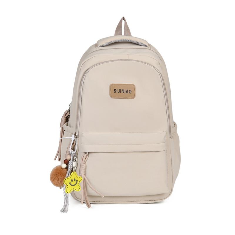 Schoolbag Wholesale Korean Version of Female Ins Mori High Value Simple Fashion Versatile Schoolbag Junior High School Student Backpack