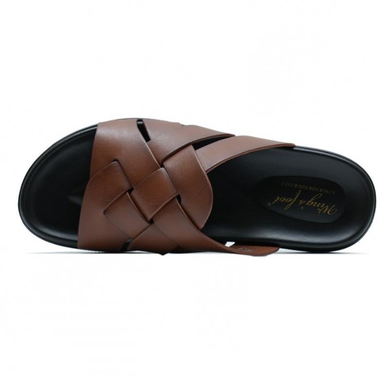 Raven Wing S Foot Leather Slipper  MenS  W183058qb M