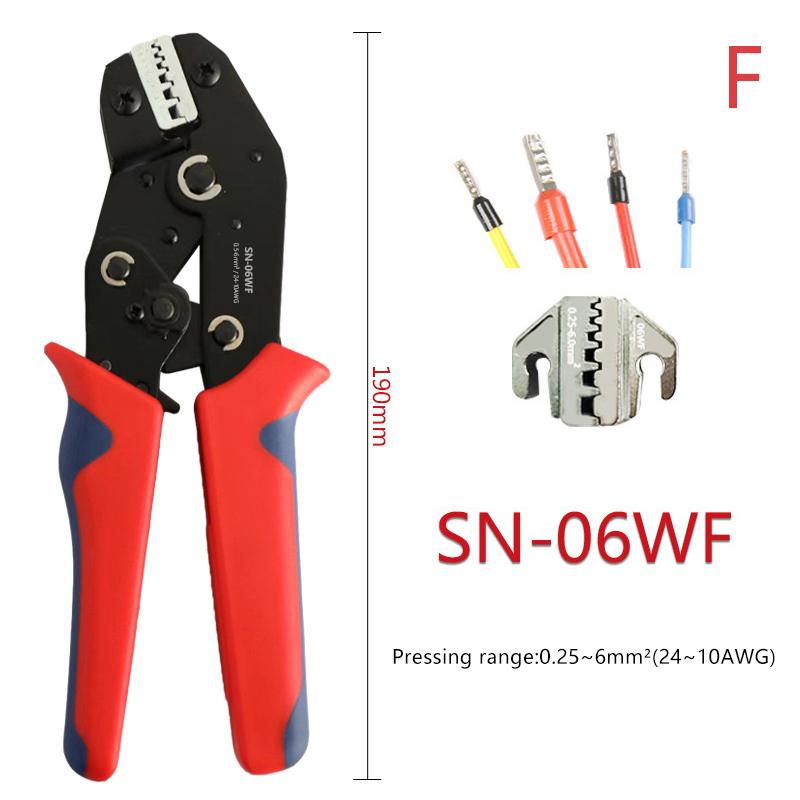 Crimping Pliers Set Wire Crimping Plier Box Kit For Tube Insulation Terminals Electrical Multi-functional Clamp Tools
