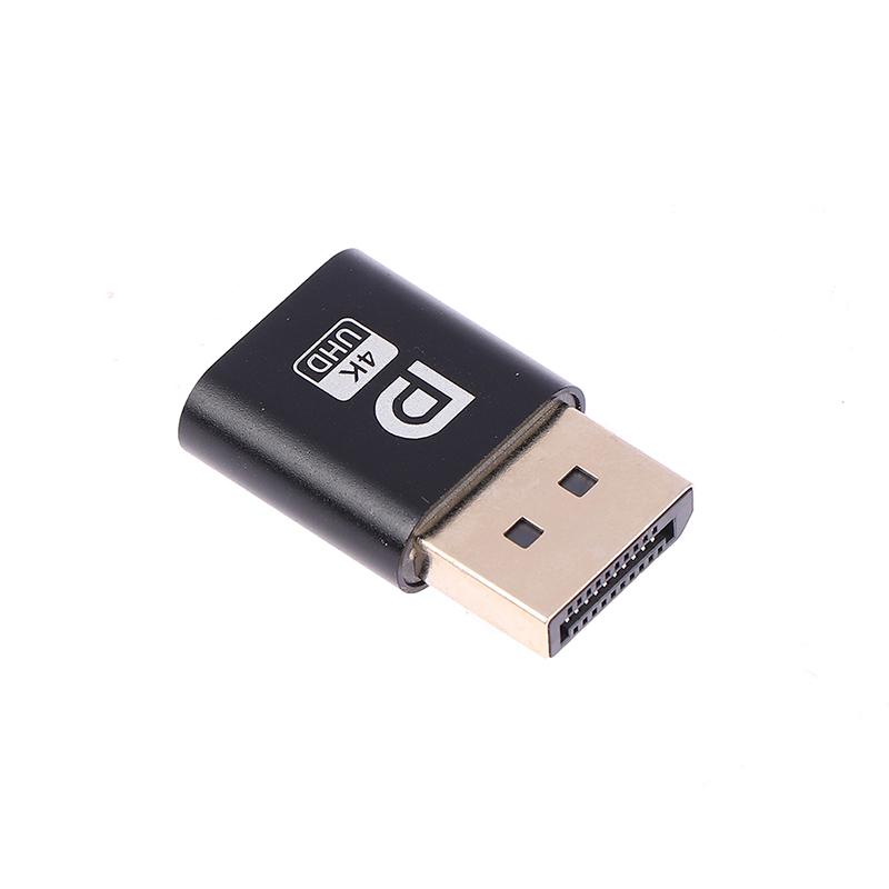 4K Displayport Dummy Plug Dp Virtual Display Adapter Desktop Accessories For Pc Graphics Video Card