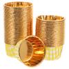 50 Stück Backförmchen Aluminiumfolie Muffin-Förmchen Hochtemperaturbeständig Für Party Hochzeit Feiertag Backzubehör Küche