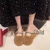 Women's Flat Furry Loafers: 2025 Slip-on Bow Moccasins - Autumn Hot Style, Cute Low-Cut