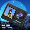5K Action Camera 4K60FPS 2.0 Inch Touch Screen WiFi Camera 170° Wide Angle 30M Waterproof Video Recording 5X Zoom Sports Cameras