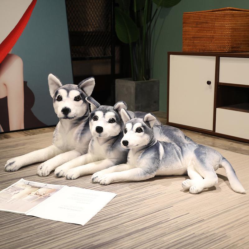 Simulation Husky Doll Plush Toy Dog Erha Doll Children'S Soothing Ragdoll Boy Birthday Gift