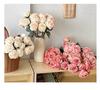 Premium Realistic Artificial Roses Bouquet for Home Decoration and Photography Props