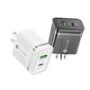 PD+USB Dual Port Fast Charger: US/EU Type-C Adapter