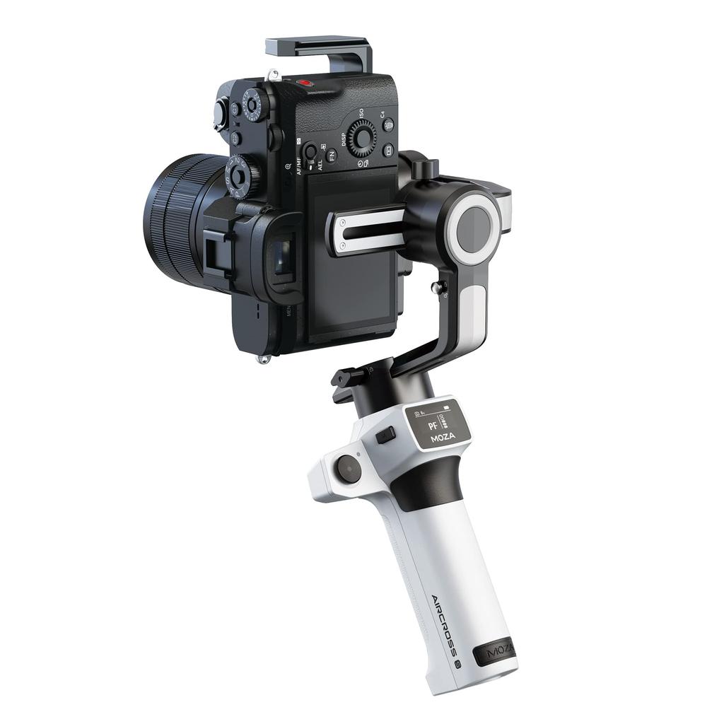 MOZA AirCross S Camera Smartphone Gimbal for Video and Compatible with Mirrorless Cameras and Vertical Carrying Bag Model MPS01 in & Vlogging,