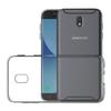 Case and Neck Strap for Samsung Galaxy J7 2017 J730 - Transparent Soft TPU Adjustable Black Cord Phonillico®