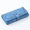 Women's Frosted PU Long Wallet Clutch - Large Capacity, Multi-purpose Card Holder