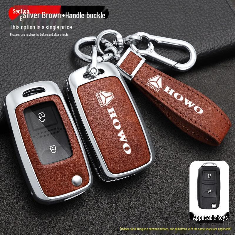 Sinotruk Howo Max Key Case for Light Truck, Warrior, Commander, Heavy Truck TH7 - Men's Special Shell Bag with Buckle
