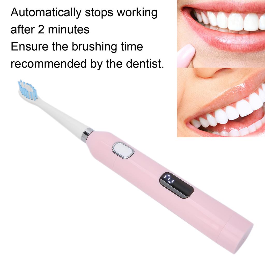 Electric Toothbrush Rechargeable Whitening Teeth Cleaning Waterproof Toothbrush for Adults