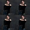 Black Top With One Shoulder Neckline For Fall Fashion Comfort