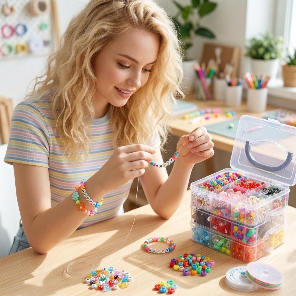 3123 Sets Of Various Acrylic Bead Sets Suitable For DIY Beading Of Bracelets And Hand Strings