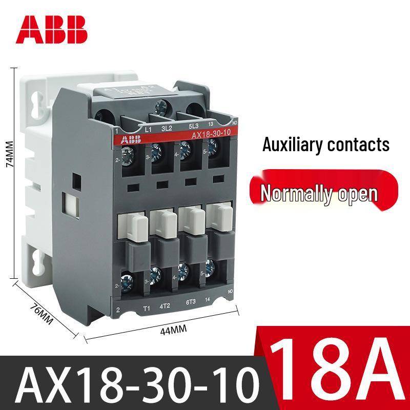 ABB AX09-30-10-80 Three-phase Contactor, 380V AC, AC220V, New Energy Model
