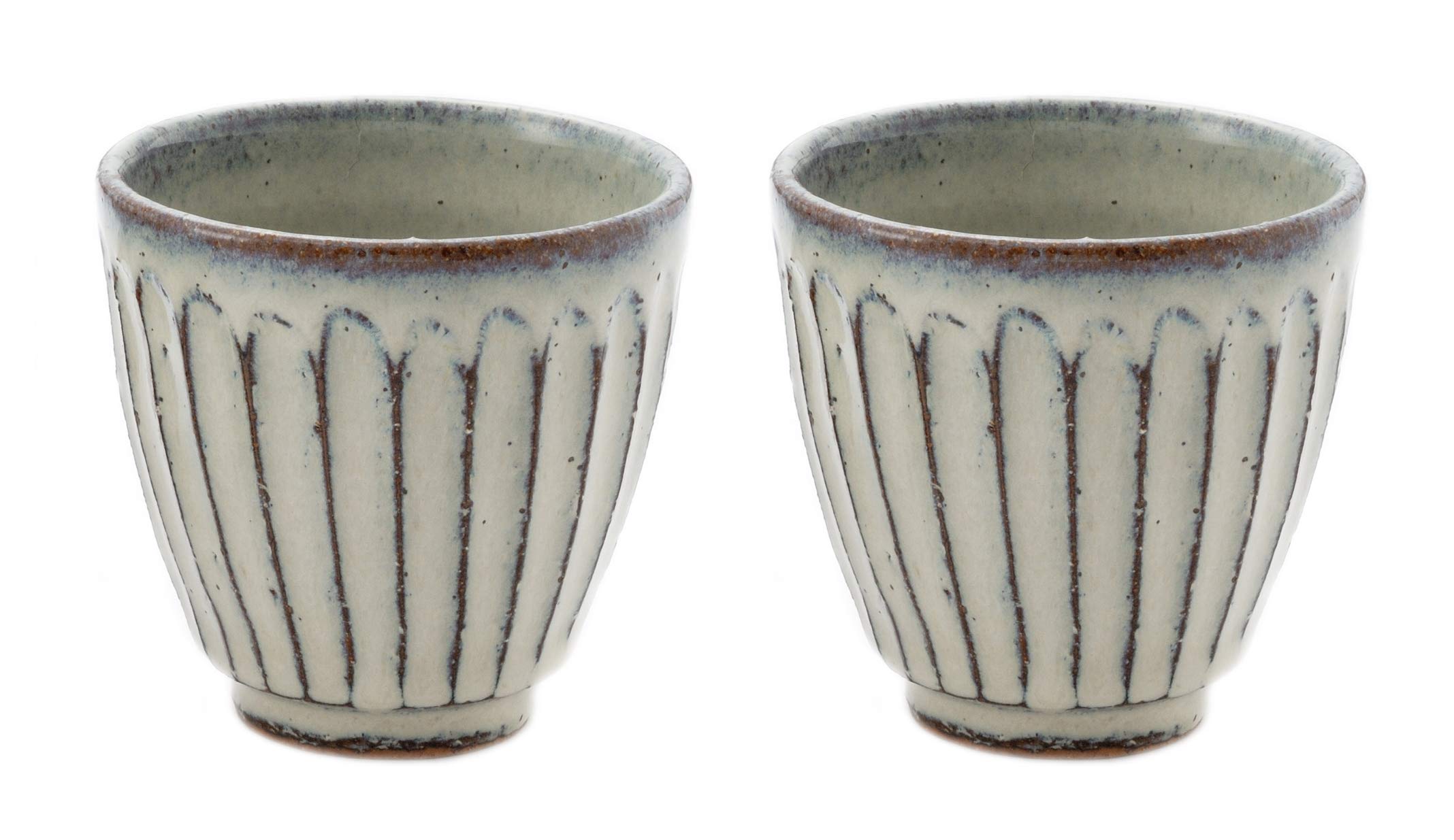 

Marui Seito Teacups, Stylish 230ml Shigaraki Ware Hechimon Teacups (Set of 2)