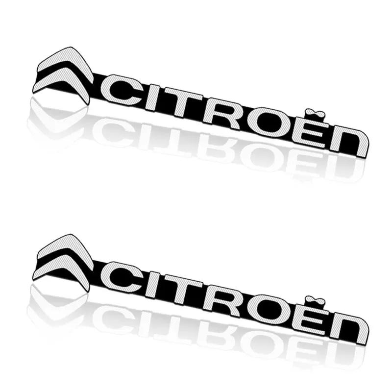 1/2/4pcs Car Audio Decorate 3D Aluminum Badge Emblem Sticker For Citroen C1 C3 C4 Grand Picasso C4L C5 C6 C8 VTS Aircross