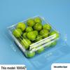 Clear Plastic Disposable Fruit Box with Lid for Strawberries