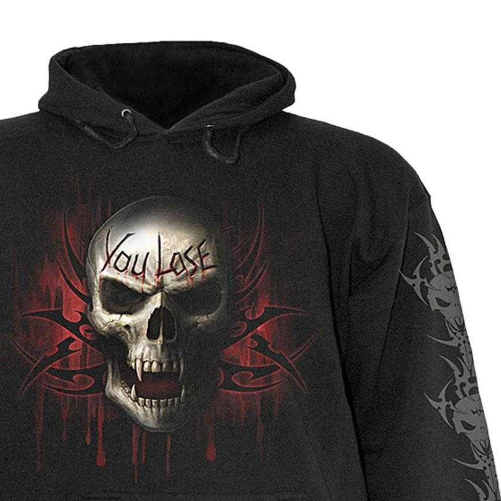 Spiral Direct Unisex Adult Game Over Back & Sleeve Print Hoodie