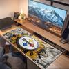 Pittsburgh Steelers2 Print  Cushion Non-slip Laptop Tablet Big Mousepad XXL Mat Mini PC Playmat With Lock edge
