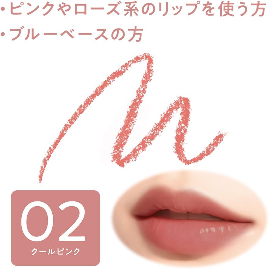 Cezanne Shadow Lip Maker 02 Cool Pink Карандаш для губ для визуально более тонкого лица Макияж 0,25 г