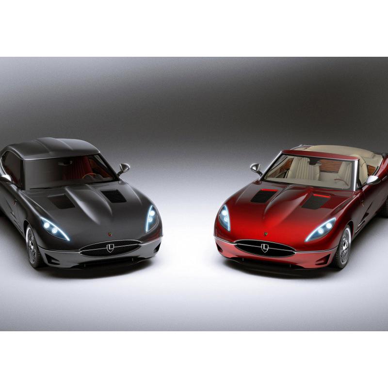 Framed Sports Car Poster for Bedroom, Bar, or Dealership Wall Decor