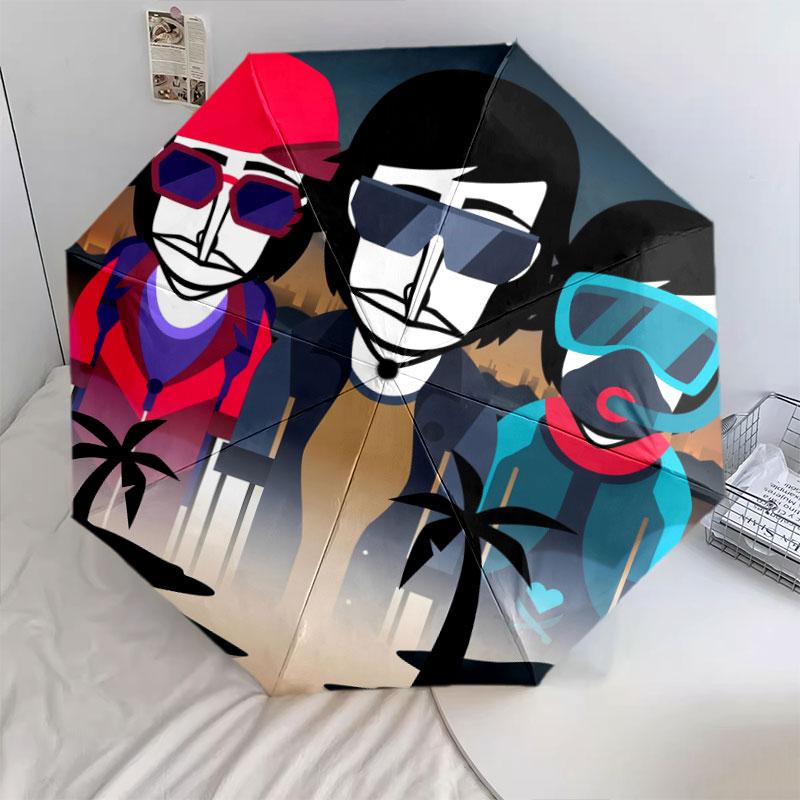 Зонт Incredibox, новый стиль, 1 шт., автоматический складной, портативный, складной, для путешествий, уличный, подарок на день рождения