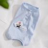 Soft Warm Pet Pajamas Dogs Cats Four-Legged Sleepwear Lightweight Striped Bear Home Comfort Wear