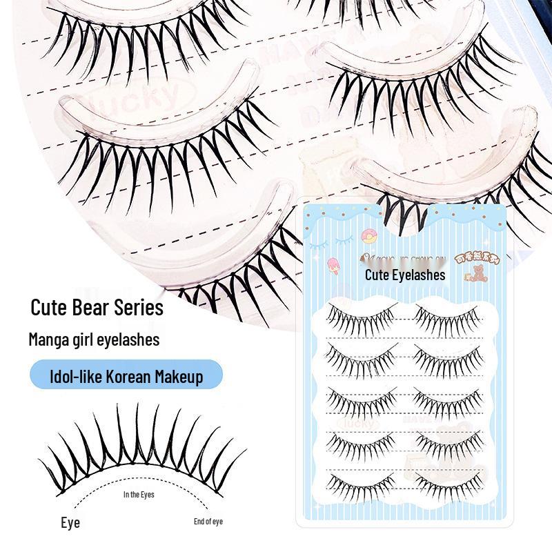 Mengjie Shangpin Korean Girl Group Style Light Natural False Eyelashes