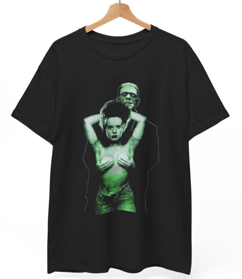 The Bride of Frankenstein T Shirt, FRANKENSTEIN Horror Monster Movie Unisex Tee