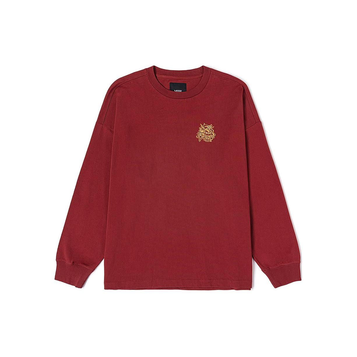 

Новая футболка Vans серии Dragon Zodiac Унисекс Красно-коричневая VN000GP87BF XXL