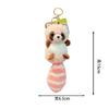 Backpack Pendant Raccoon Plush Keychain Plush Keychain Stuffed Animal Toys Raccoon Plush Pendant
