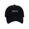 New British Style PARIS Embroidered Baseball Cap for Men and Women, Autumn Fashion Simple Casual Face Small Cap, Trendy
