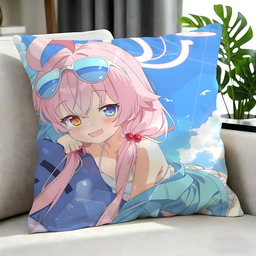 Game Takanashi Hoshino Cushion Cover Cushion Cover Set 4Pcs 50x50 45x45 40x40 Pillowcase Decorative Sofa Home Decor