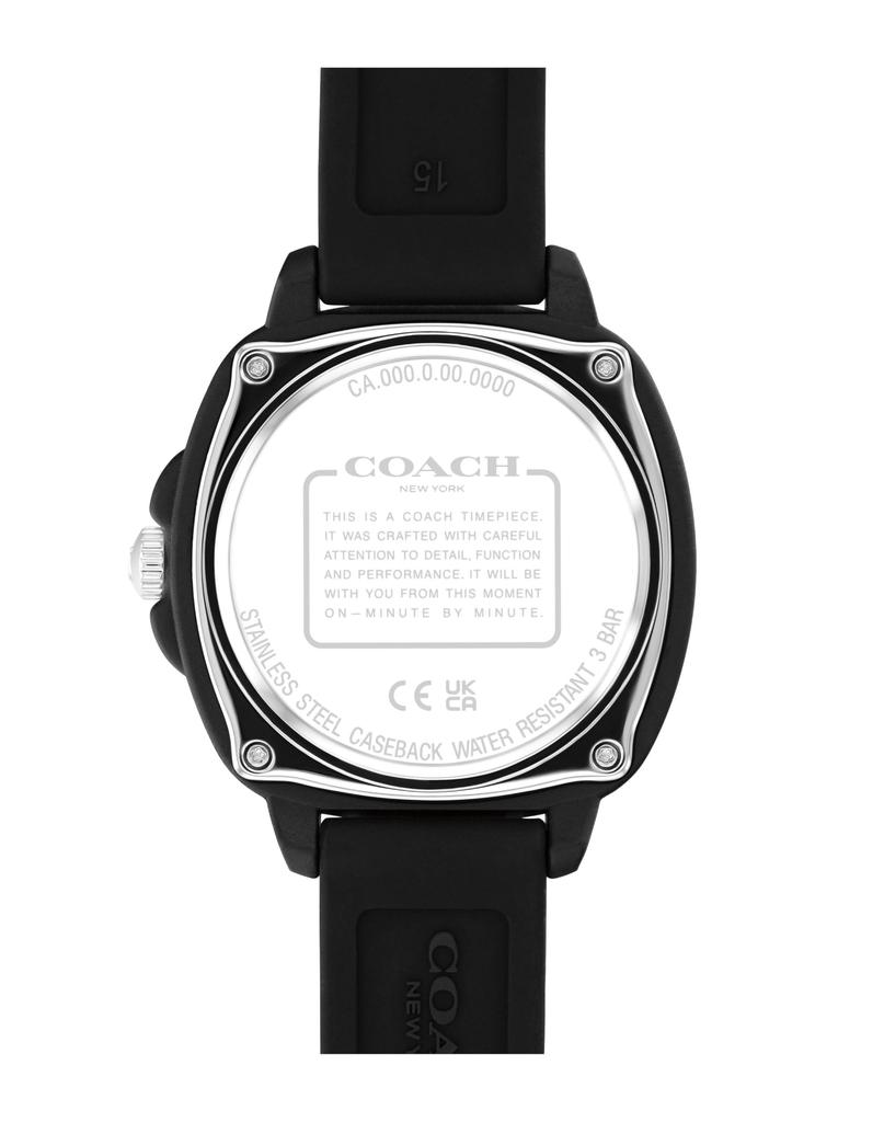 Uhr KITT Schwarzes Zifferblatt Lederarmband 14504470 [Coach][Autorisierter Import] Damen