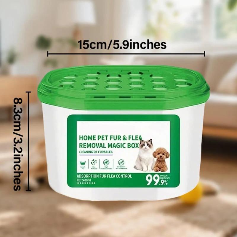Eliminator Mirosuri Animale de Companie Cutie Colector Praf Purificator Aer Dezodorizant pentru Casă Zona Litieră Pisici Absorbant Mirosuri Stătute Neutralizator Mirosuri Interioare 1PC green