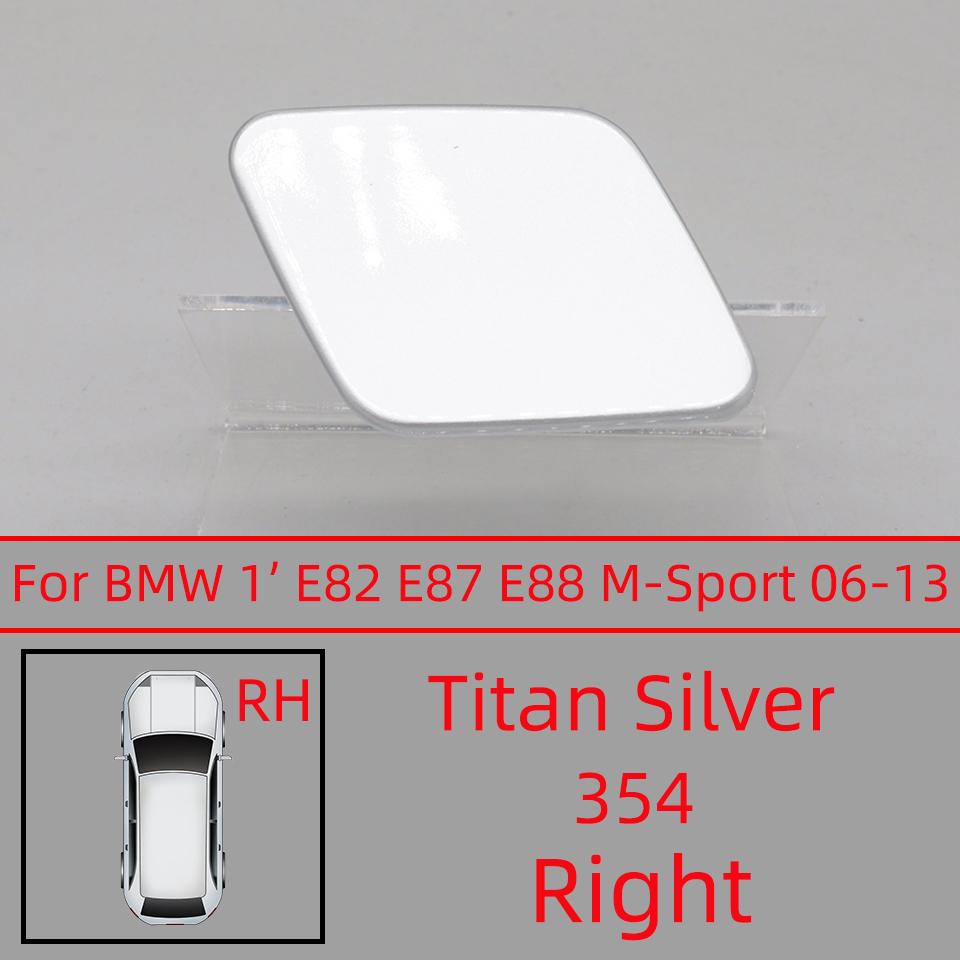For BMW 1 Series E81 E82 E87 E88 LCI M SPORT 2005-2013 Front Headlight Headlamp Washer Nozzle Cover Cap 61677837431 61677837432