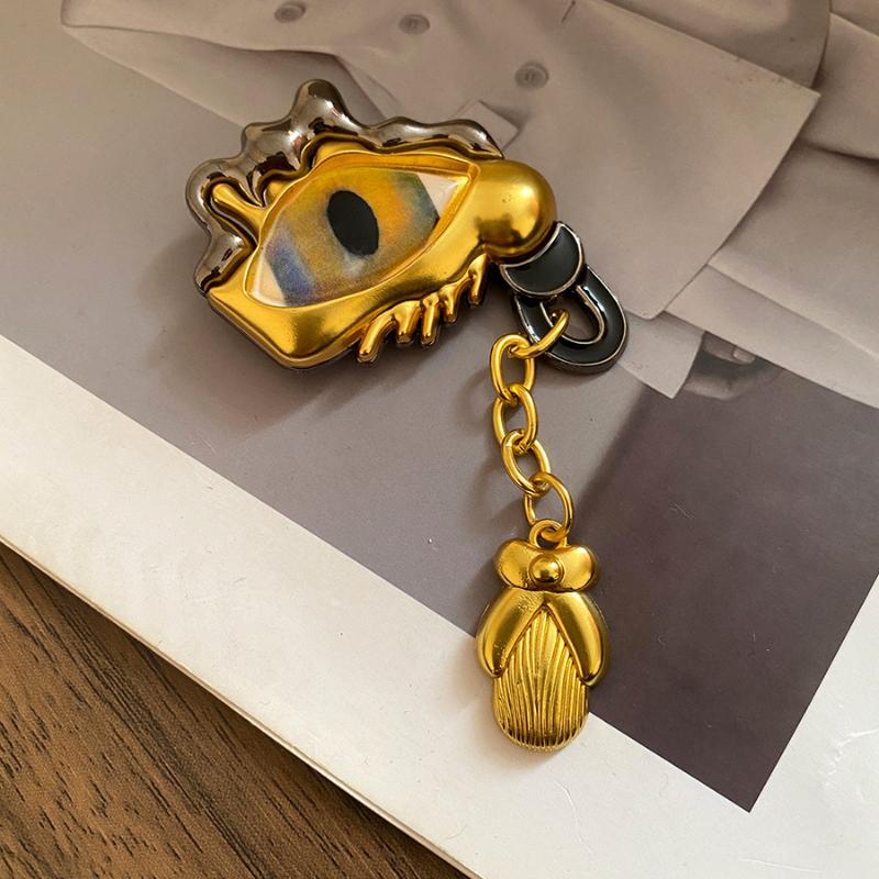 Elegant Hollow Keyhole Brooch For Women Trendy Fashion Jewelry Gift Commute Party Daily Wear Accessories