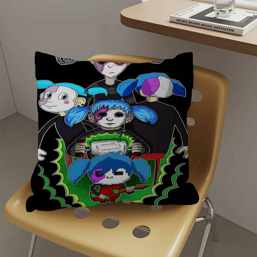 Game S-Sally F-Face Cushion Cover Pillowcase Upholstery Sofa Throw Pillow Home Decor Pillowcas