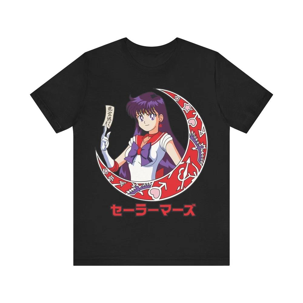 Anime Sailor Moon Sailor Mars T Shirt Size S 4xl Gift For Friends Kids S