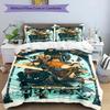 3pcs Duvet Cover Set (1*Duvet Cover + 2*Pillowcase, Without Core), How to Train Your Dragon Print Bedding Set, Bedroom Decor, All‑Season, Birthday Gif