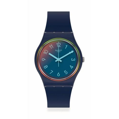 

Swatch LA NIGHT BLUE Monthly Drops SO28N110 Blue Watch