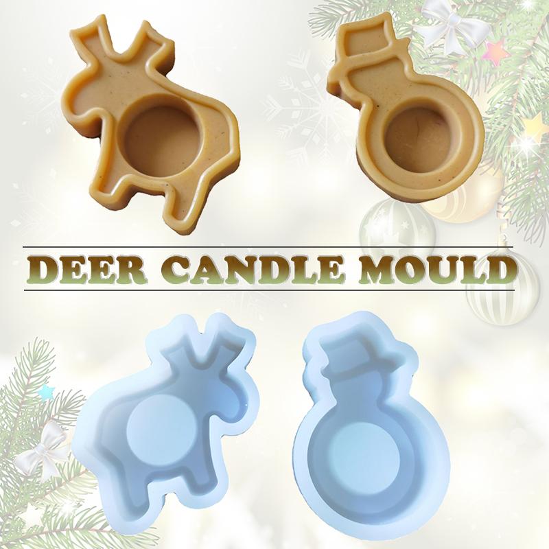 

PDTO Рождественский снеговик олень силиконовая форма для украшения торта шоколадными конфетами из расплава воска