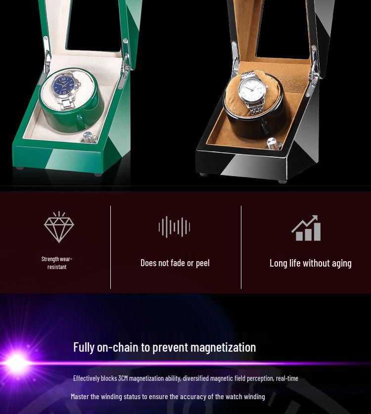 Automatic Baking Paint Watch Winder Box - Watch Storage & Shaker