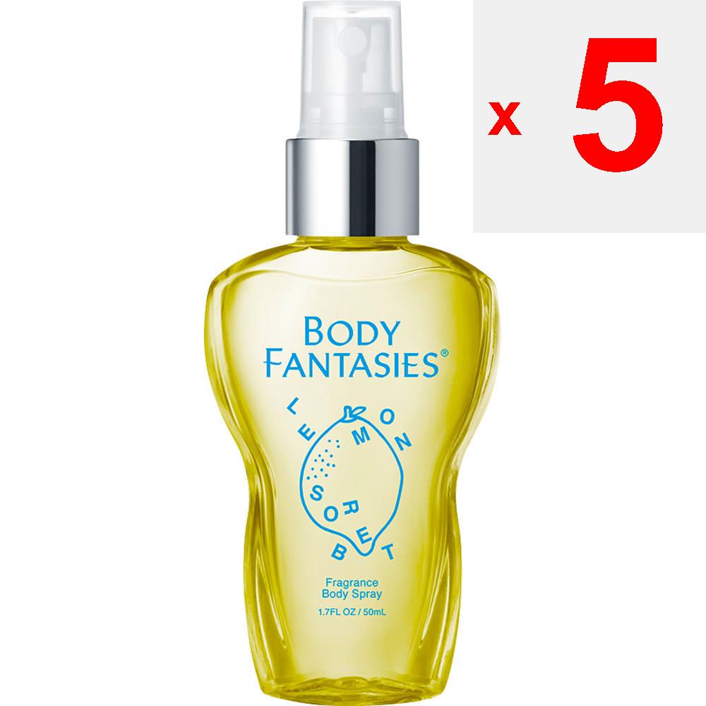 Fitz Corporation Body Fantasy Body Spray Lemon Sorbet 50ml Other (check Locks, Tongue Cleaners, Etc.) Body Care Spray 1-2 Pumps On Neck, Wrists, Ankle