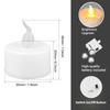 Flameless Flickering LED Tea Light Candles Battery Operated Warm Yellow/White Electronic Tealight For Aniversary Wedding Decor